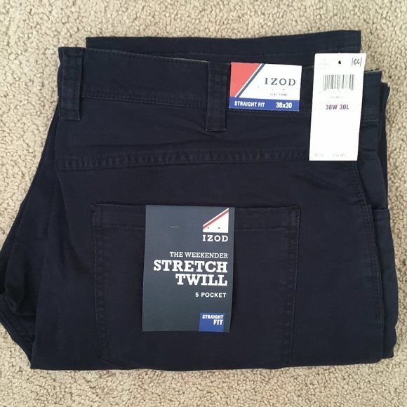 IZOD Stretch Twill Pants - Picture 1 of 6